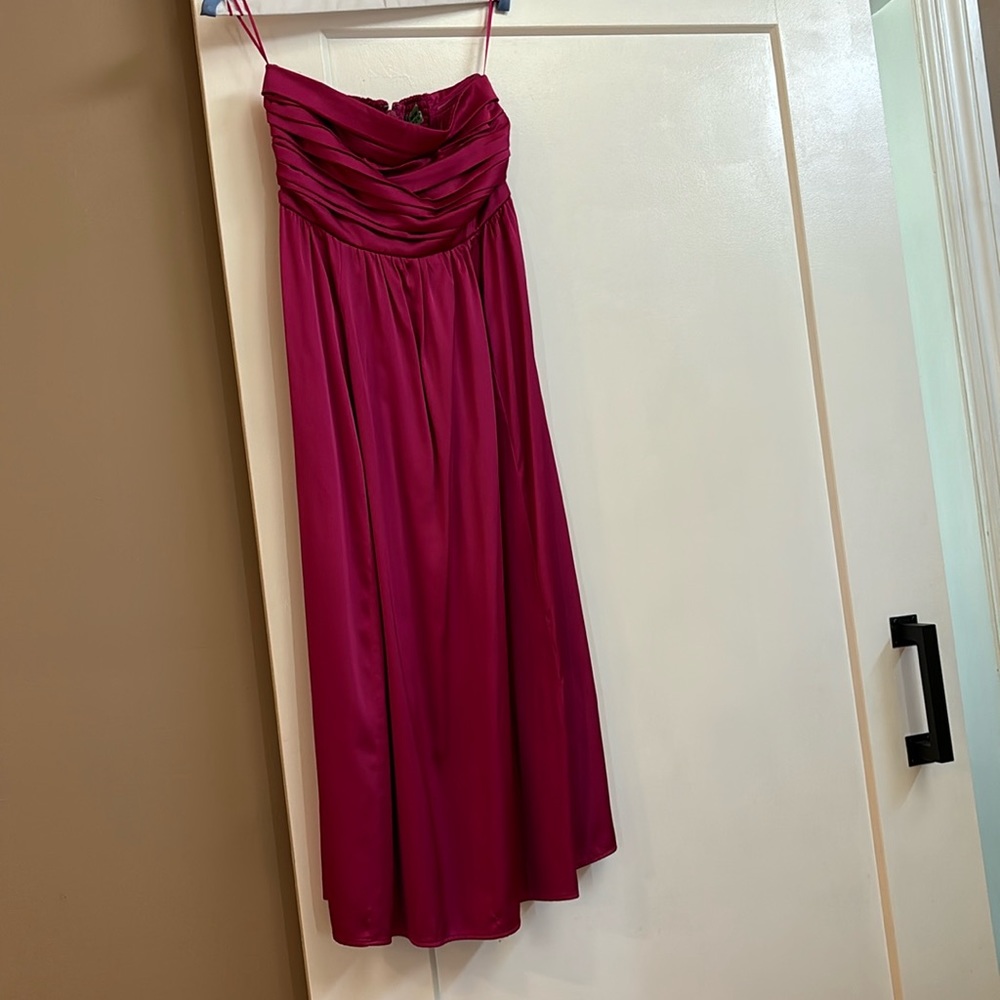 Abercrombie Pink Satin dress size S
